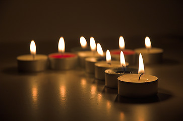 Image showing Candle cross