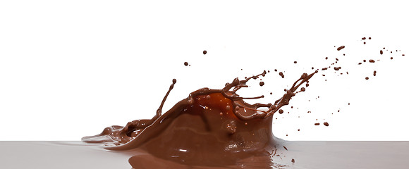 Image showing chocolate splash