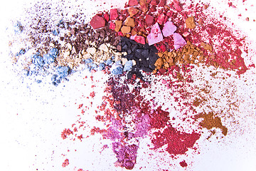 Image showing crushed eyeshadow