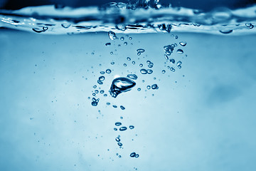 Image showing water bubbles background