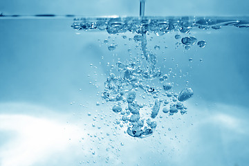 Image showing water bubbles background