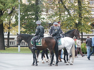Image showing Horse militia