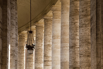 Image showing Colonnaded walkway