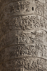 Image showing Column of Marcus Aurelius, detail