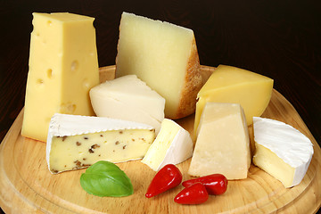 Image showing Cheese serving