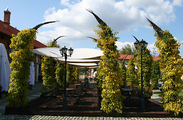 Image showing Outdoor cafe