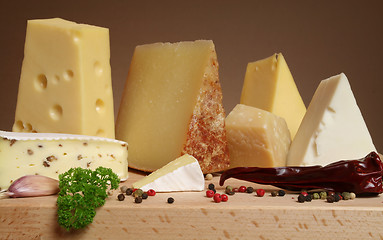Image showing Cheese variety