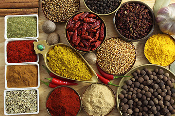 Image showing Spices and herbs