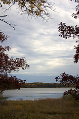 Image showing Fall Lake Frame