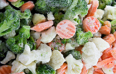 Image showing Frozen vegetables