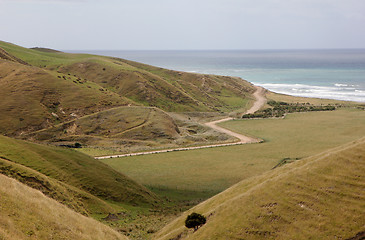 Image showing coastal farm