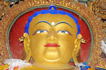 Image showing Golden buddha portrait