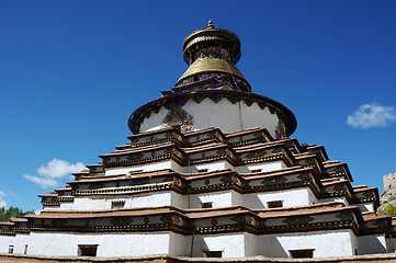 Image showing Grand pagoda at Gyangze lamasery,Tibet