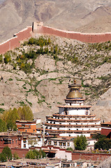 Image showing Gyangze lamasery,Tibet