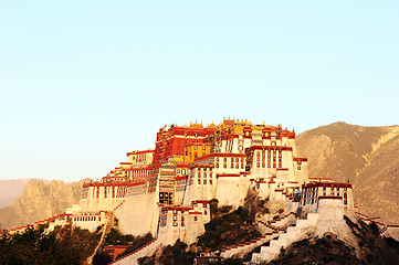 Image showing Landmark of Potala Palace in Tibet