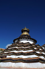 Image showing Grand pagoda at Gyangze lamasery,Tibet