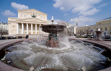 Image showing Bolshoi theater in Moscow  