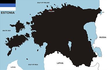 Image showing estonia map