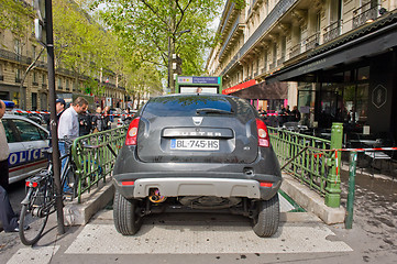 Image showing Accident in Paris's metro