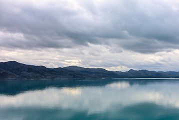 Image showing view of the mountains and fjords