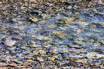 Image showing pebbles under water