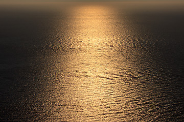 Image showing sunny lane at sea