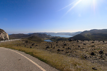 Image showing top view of the fjords