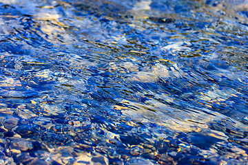 Image showing pebbles under water