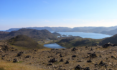 Image showing top view of the fjords