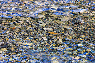 Image showing pebbles under water