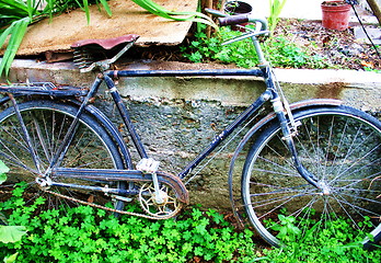 Image showing Old russian bicycle