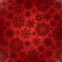 Image showing Seamless deep red christmas texture pattern. EPS 8