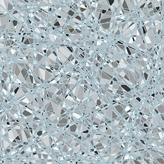 Image showing Silver mosaic background. EPS 8