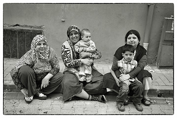 Image showing Turkish mothers and sons