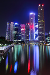 Image showing Singapore at night