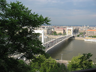 Image showing Elizabeth bridge - Budapest