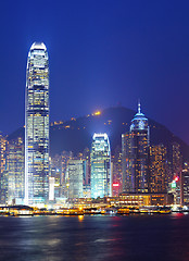 Image showing Hong Kong cityscape at night