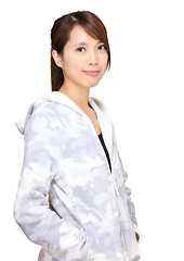 Image showing young asian woman