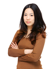 Image showing young asian woman