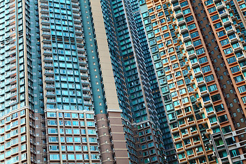 Image showing apartment block in Hong Kong