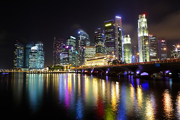 Image showing Singapore at night