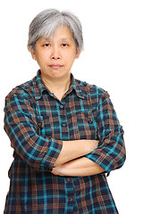 Image showing mature asian woman