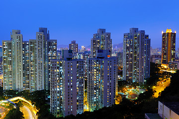 Image showing crowded urban at night