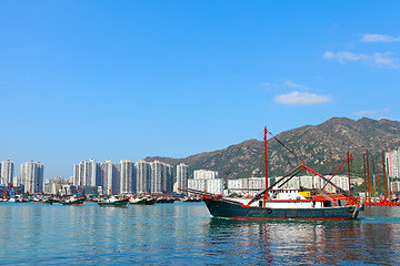 Image showing boat in Hong Kong, Tuen Mun