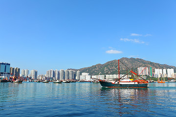 Image showing Fishing boat in Hong Kong, Tuen Mun