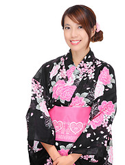 Image showing Japanese woman with traditional clothing