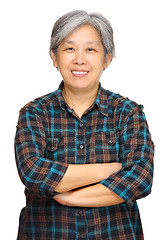 Image showing mature asian woman