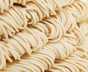 Image showing Chinese white noodle close up