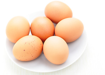 Image showing fresh eggs