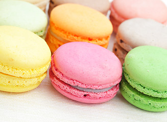 Image showing Colorful macaroons